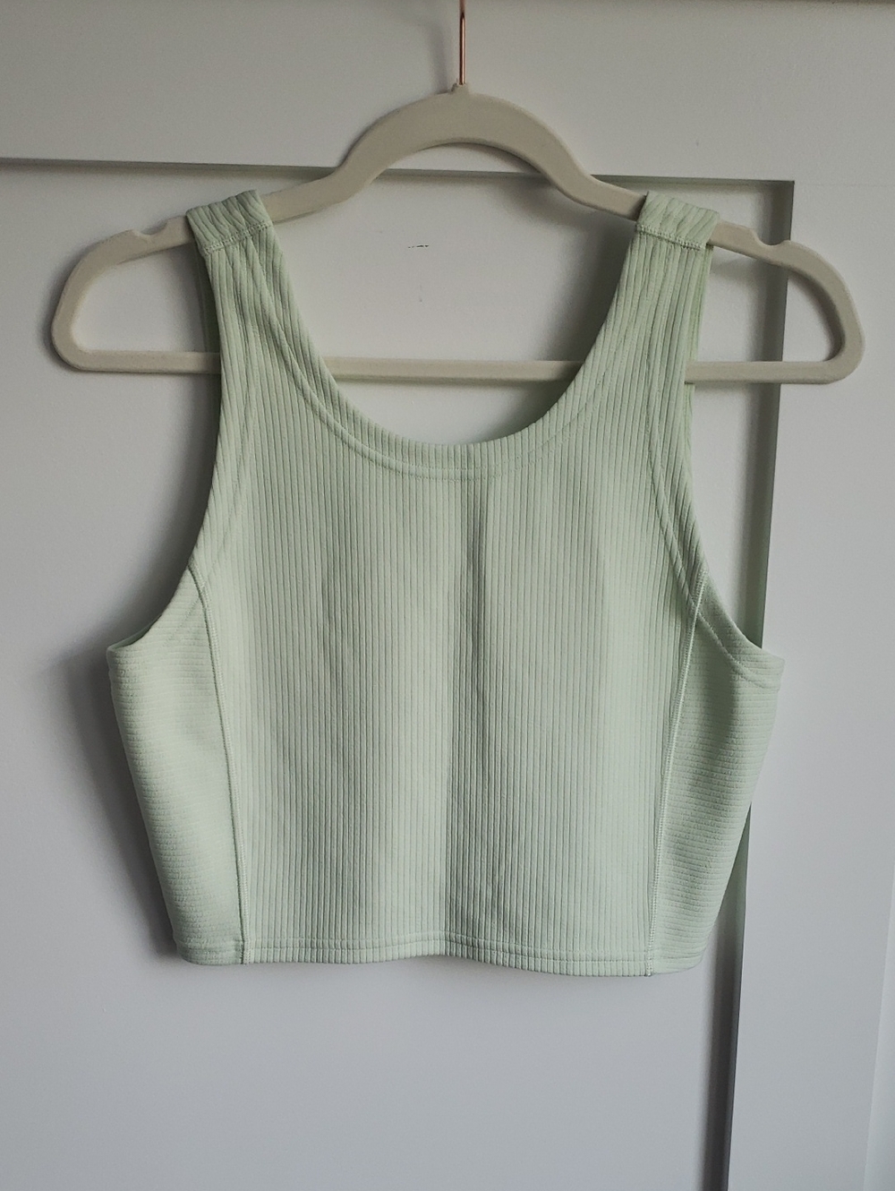 lululemon athletica Ribbed Cropped Tank in Green